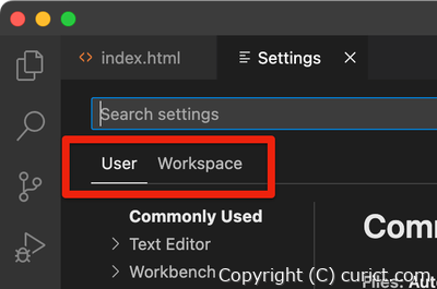 User / Workspace(Enlarged image)